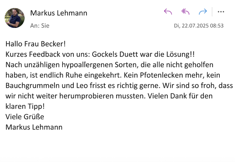 Anifit E-Mail Testimonial 3